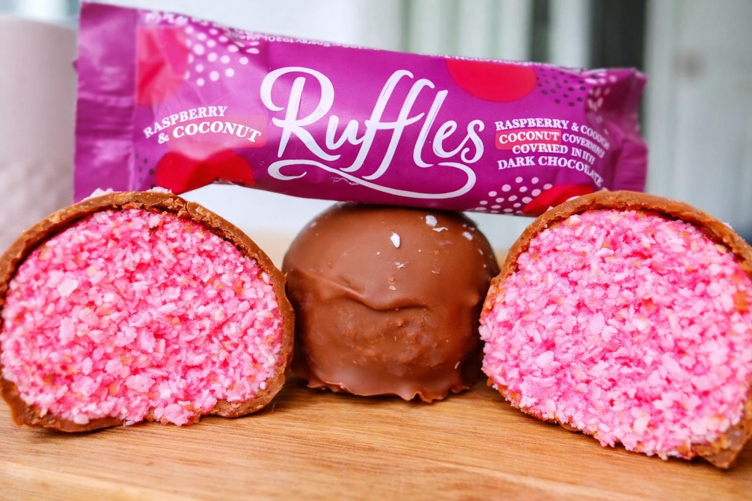 Raspberry Ruffle Dark Chocolate(Pack of 4)